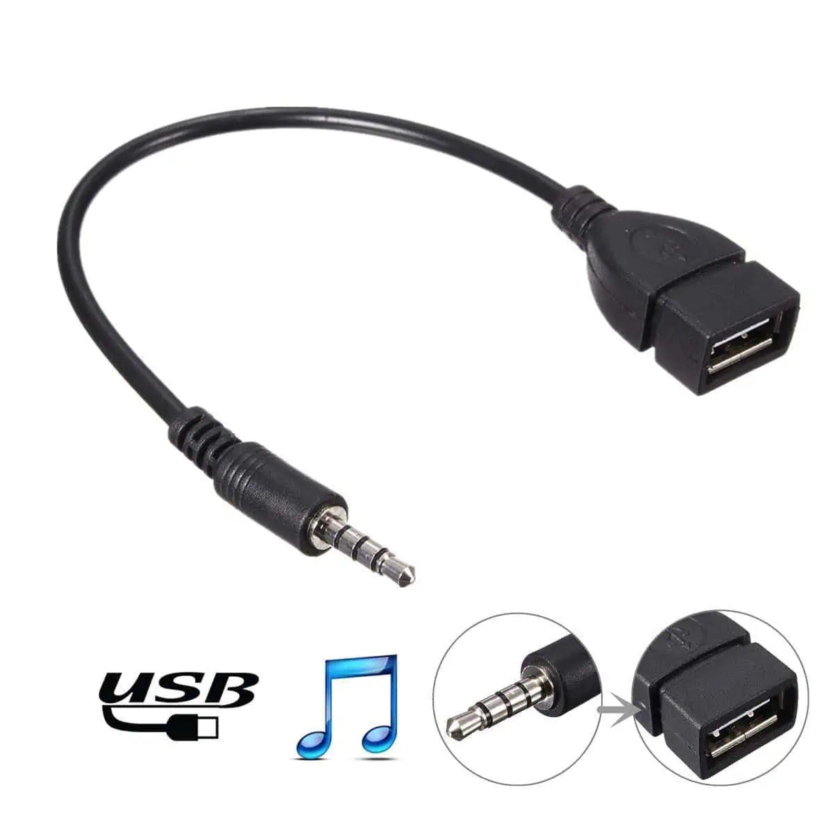 3.5Mm Male Audio Jack To USB 2.0 Cable Price In Sri Lanka Central